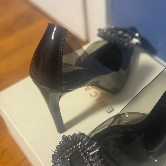 Good American Black Patent Leather Heels - Picture 2 of 4